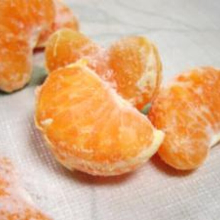 電車のお供 食べやすい冷凍みかん レシピ 作り方 By Leopoo 楽天レシピ